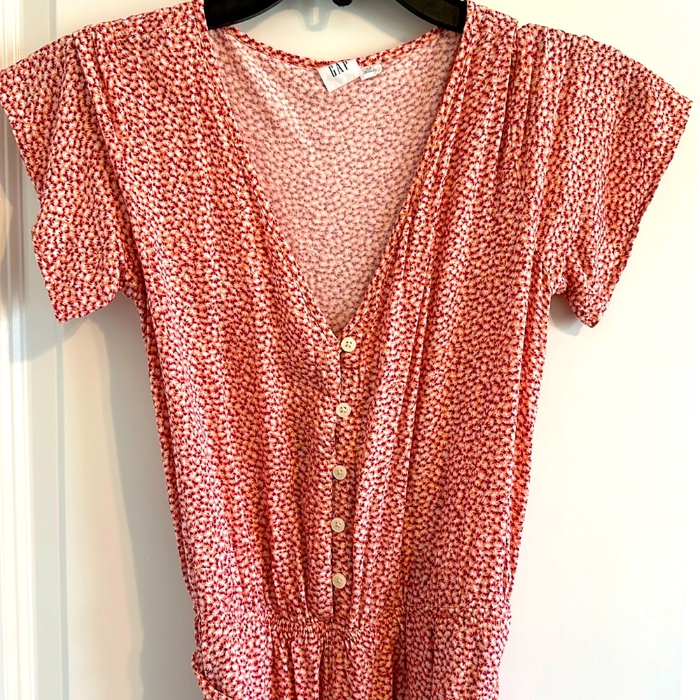 Ditsy floral romper